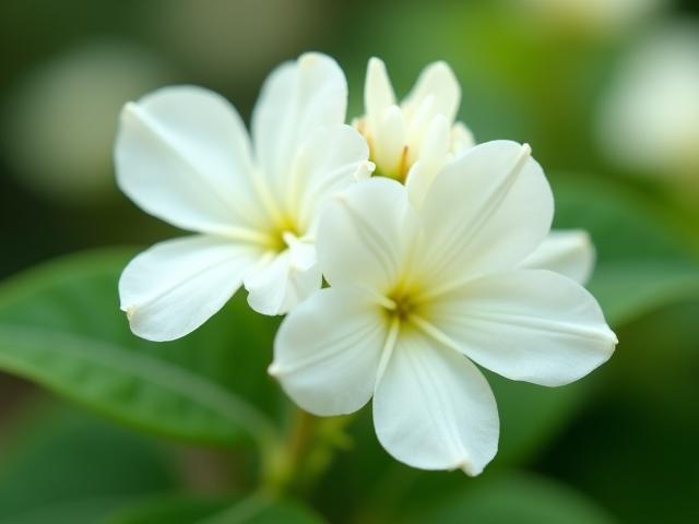 चमेली - Jasminum sambac की सफेद खुशबूदार कली